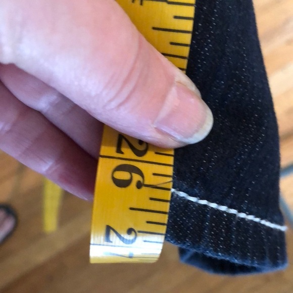 BKE Couture  size 31  blue jeans straight cropped shown  w/ cuff NWT - Picture 14 of 16